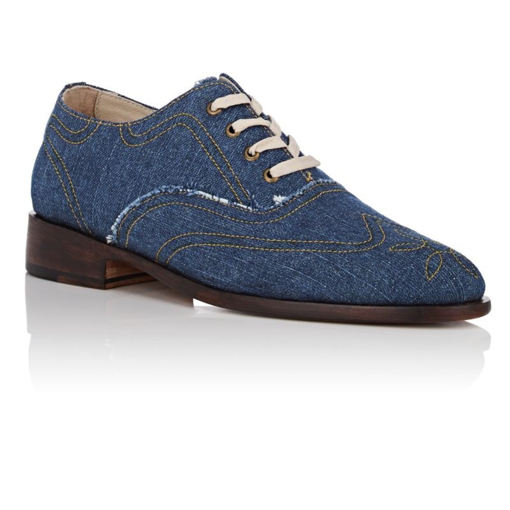 ESQUIVEL denim oxfords